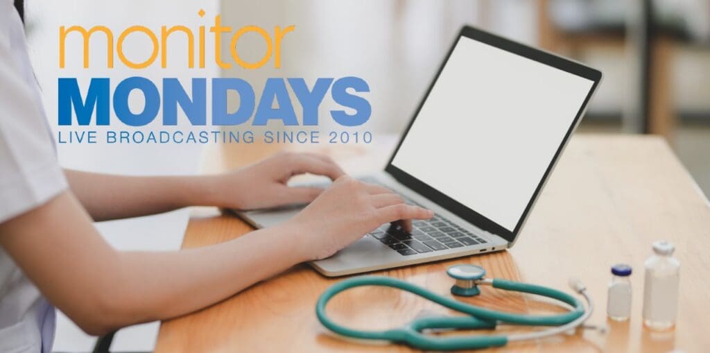healthcare provider at computer for telehealth